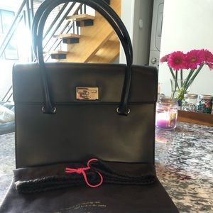 Kate Spade Black Handbag w/ Gold Detailing